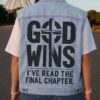 God Wins I've Read The Final Chapter Sleeveless Denim Jacket