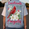 Cardinals Appear When Angels Are Near Sleeveless Denim Jacket