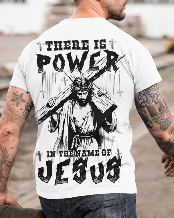 Power In The Name Of Jesus All Over Print T-Shirt - Image 6