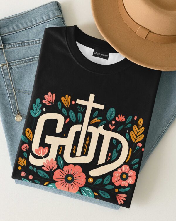 God Is Always With Me T-Shirt - Image 8