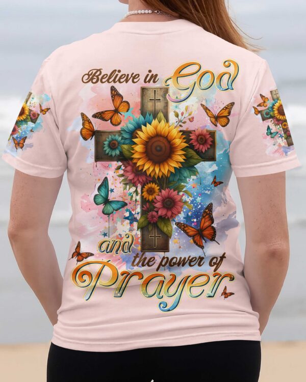 Believe In God And The Power Of Prayer Shirt - Image 10