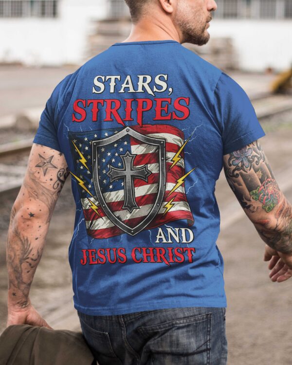 Stars. Stripes and Jesus Christ T-shirt - Image 6