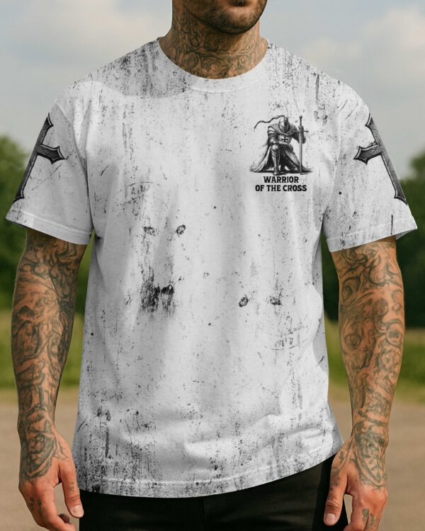 A Child Of God A Man Of Faith A Warrior Of Christ Shirt - Image 8