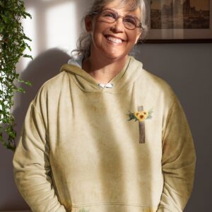Alternative view of I Believe There Are Angels Among Us All Over Print Hoodie
