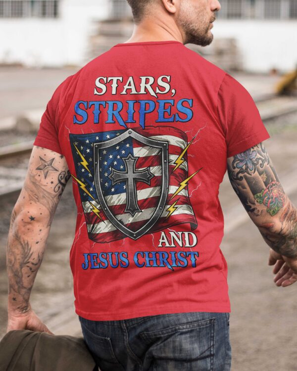 Stars. Stripes and Jesus Christ T-shirt - Image 9