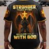 Stronger Than Ptsd Because I Walk With God Jersey