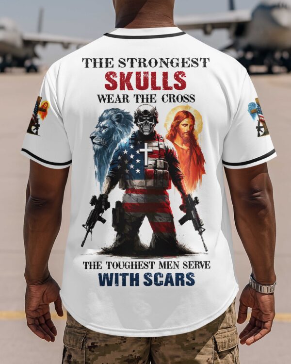 The Strongest Skulls Wear The Cross T-Shirt - Image 6