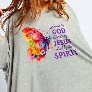 Alternative view of Loved By God Chosen By Jesus All Over Print Sleep Tee