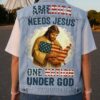 One Nation Under God Sleeveless Denim Jacket