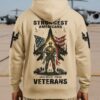 God Took The Strongest Americans All Over Print Hoodie