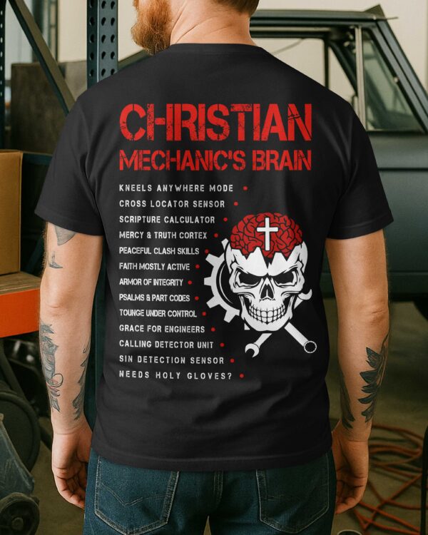 Christian Mechanic's Brain All Over Print T-Shirt - Image 3