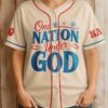 One Nation Under God All Over Print Custom Jersey