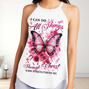 Alternative view of I Can Do All Things Through Christ Rocker Tank Top