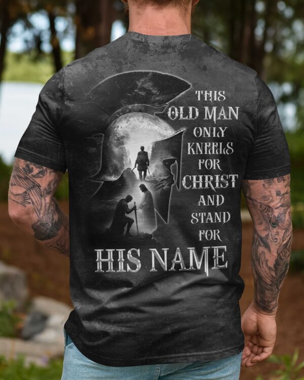 Kneel for Christ and Stand For His Name Shirt - Image 15