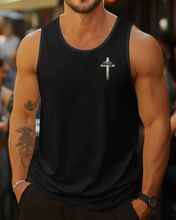 I Only Kneel For One Man And He Died On The Cross Shirt - Image 15