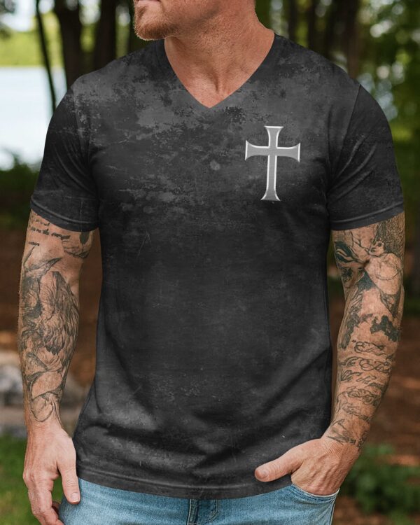 Kneel for Christ and Stand For His Name Shirt - Image 14