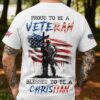 Proud To Be A Veteran All Over Print T-Shirt