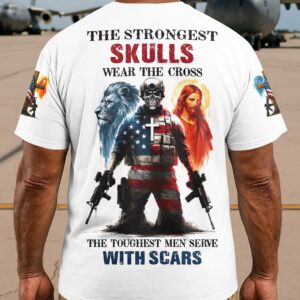The Strongest Skulls Wear The Cross T-Shirt