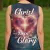 Christ In Me The Hope Of Glory V-neck Tank Top