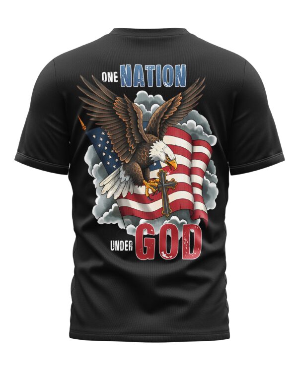 One Nation Under God All Over Print T-shirt - Image 7