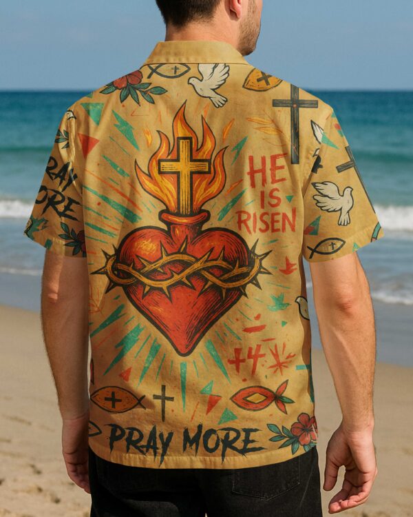 He Is Risen All Over Print Hawaiian Shirt