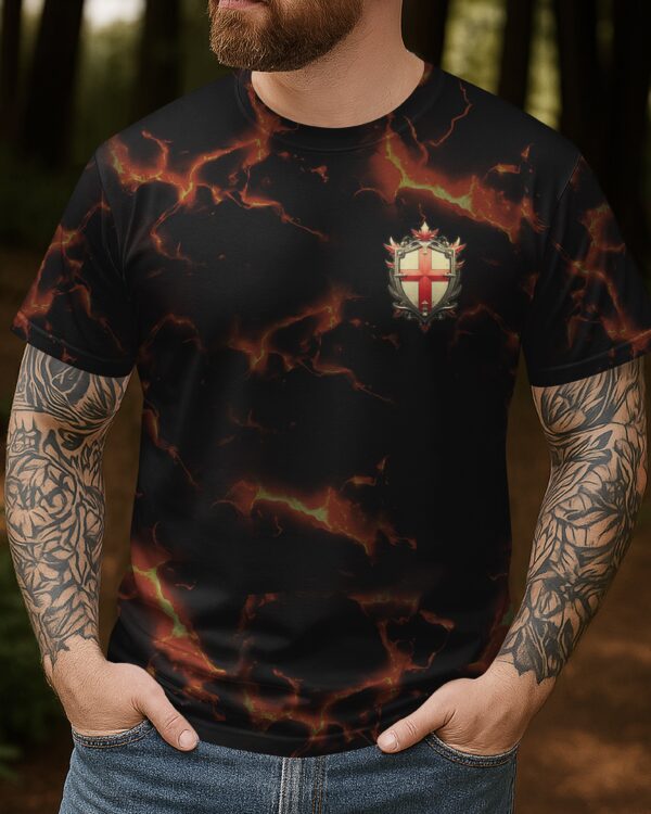 Warrior Of Christ All Over Print T-Shirt - Image 2