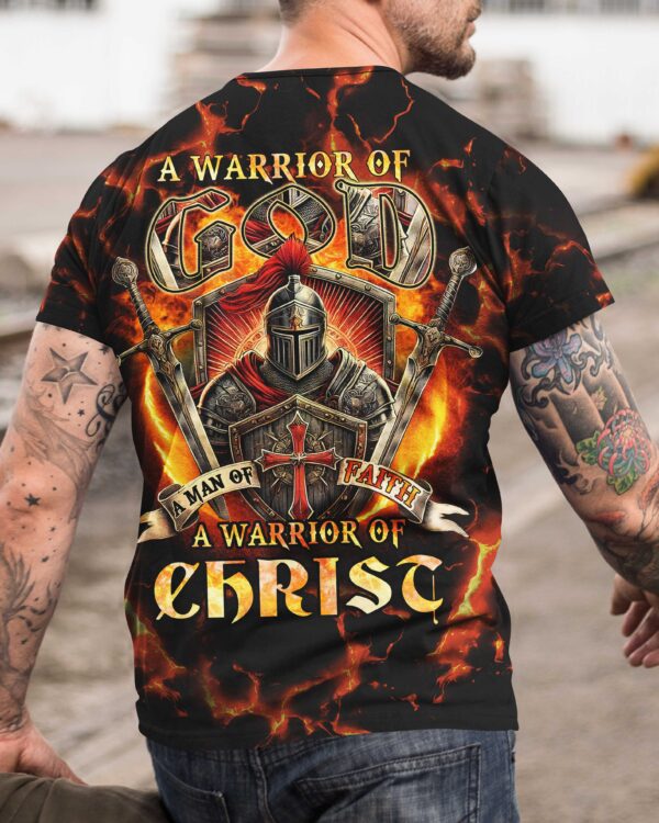 Warrior Of Christ All Over Print T-Shirt - Image 4