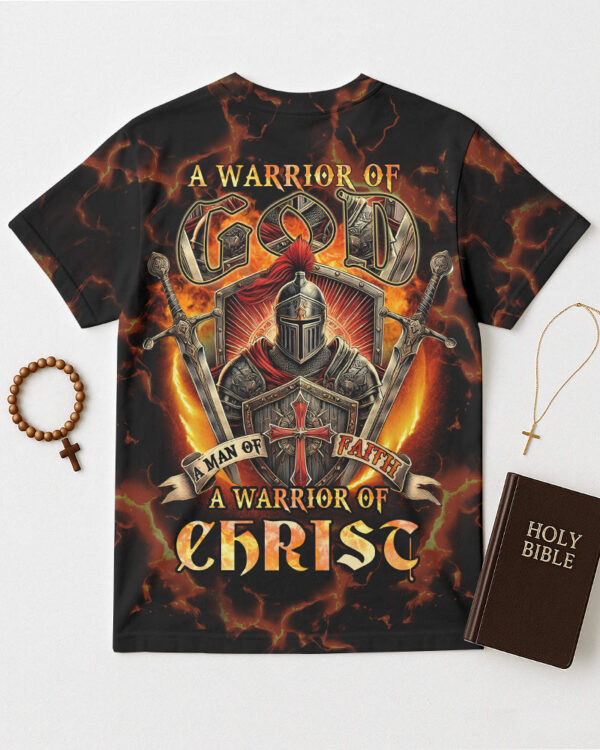 Warrior Of Christ All Over Print T-Shirt - Image 3