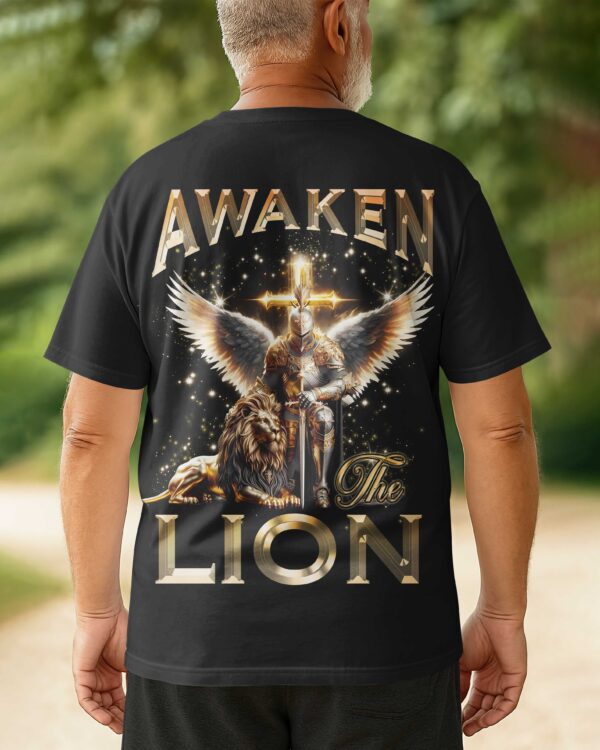 Awaken The Lion All Over Print T-shirt - Image 5