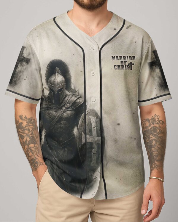 A Child Of God A Man Of Faith A Warrior Of Christ Shirt - Image 4
