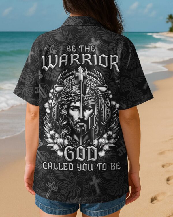 Be The Warrior All Over Print Hawaiian Shirt - Image 3