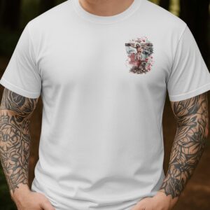 Alternative view of Faith Over Fear All Over Print T-Shirt