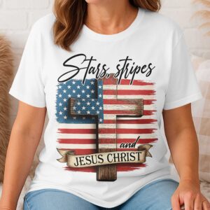 Stars, Stripes and Jesus Christ T-Shirt