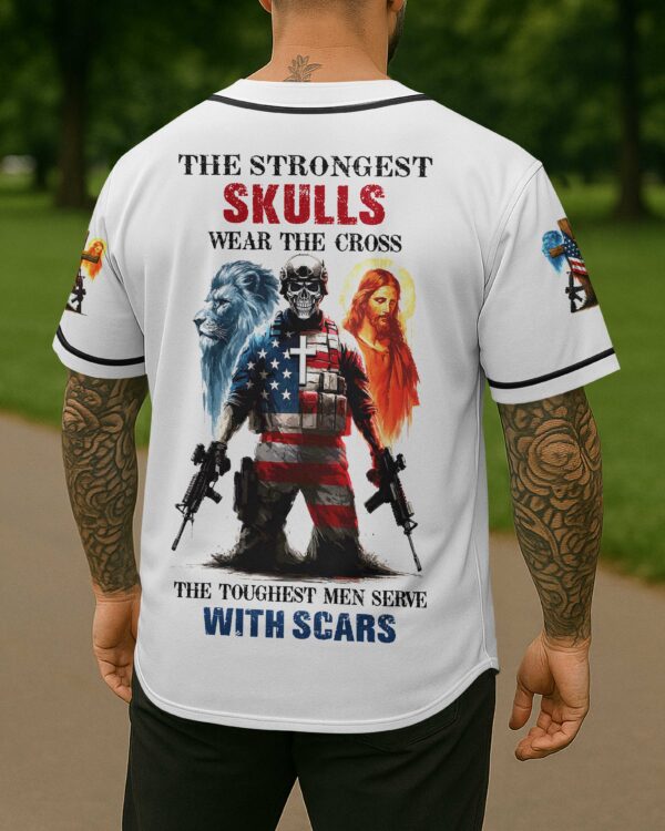 The Strongest Skulls Wear The Cross T-Shirt - Image 8