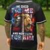He Died For Me And Now I Live For Him All Over Print Jersey