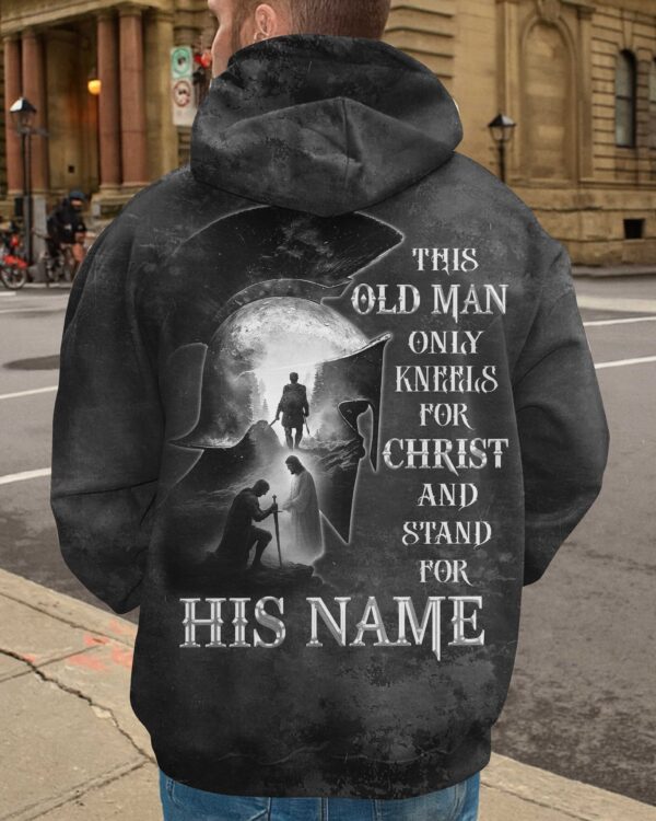 Kneel for Christ and Stand For His Name Shirt - Image 3
