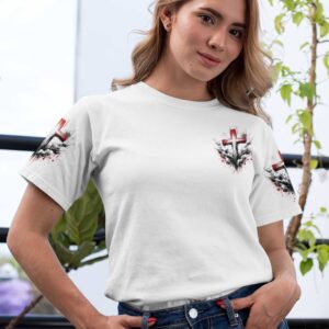 Alternative view of She Who Kneels Before God T-Shirt