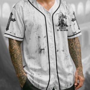 Alternative view of A Child Of God A Man Of Faith A Warrior Of Christ Shirt