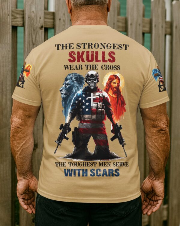 The Strongest Skulls Wear The Cross T-Shirt - Image 19