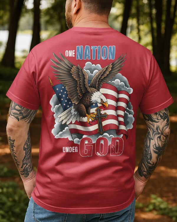 One Nation Under God All Over Print T-shirt - Image 13