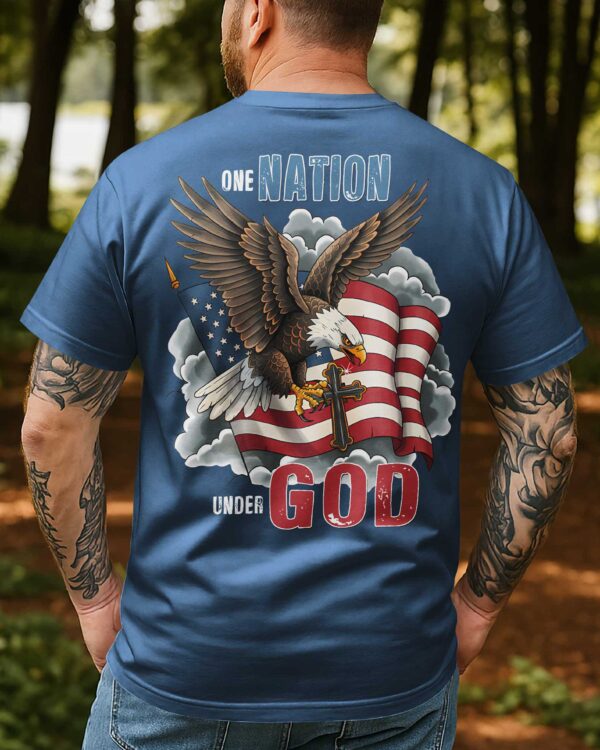 One Nation Under God All Over Print T-shirt - Image 9