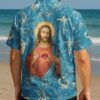 Sacred Heart Of Jesus All Over Print Hawaiian Shirt