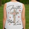Faith Hope Love V-neck Tank Top