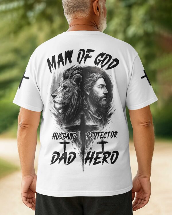 Man Of God All Over Print T-Shirt - Image 6
