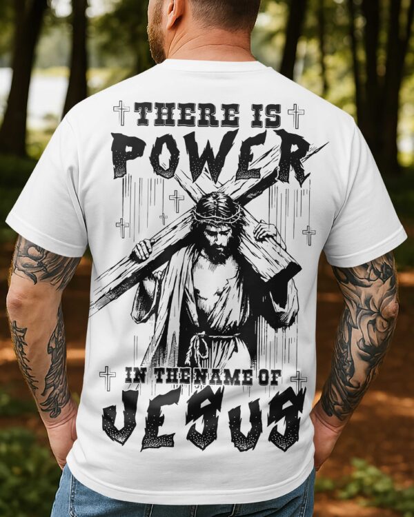 Power In The Name Of Jesus All Over Print T-Shirt - Image 3