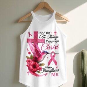 Alternative view of I Can Do All Things Through Christ Rocker Tank Top