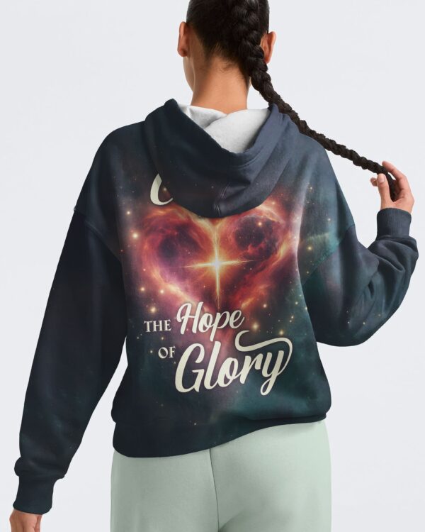 Christ In Me The Hope Of Glory All Over Print Hoodie - Image 3