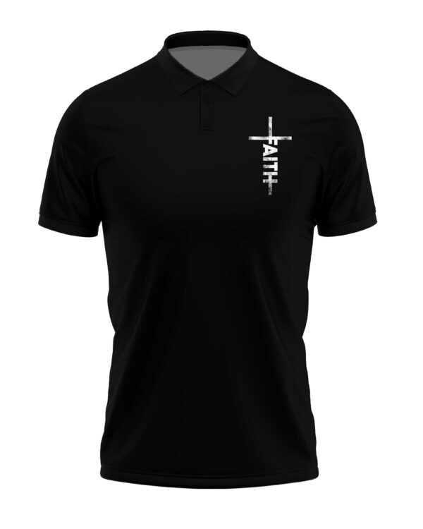 Rooted In Christ All Over Print Polo Shirt - Image 6