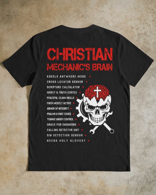 Christian Mechanic's Brain All Over Print T-Shirt - Image 5