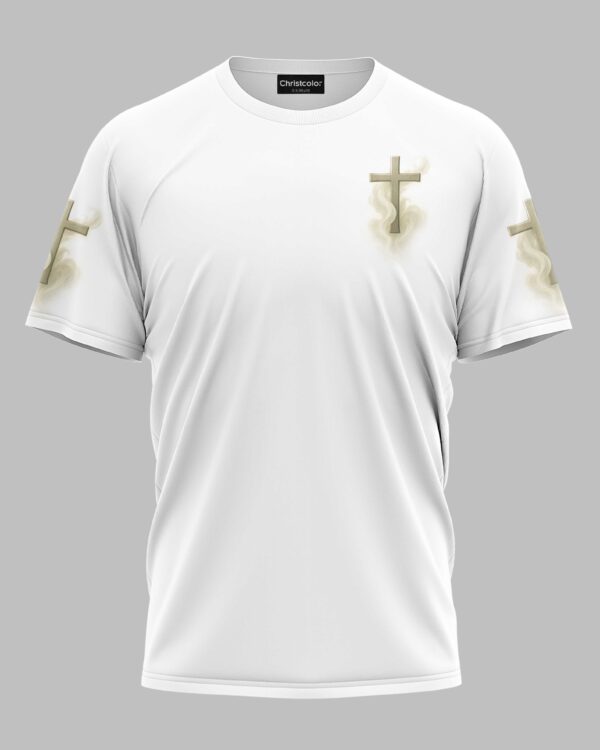 A Woman Of Faith All Over Print T-shirt - Image 6